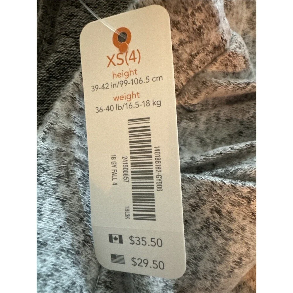 New Gymboree Gray Cozy Sweatpants Joggers Pants Play, Size 4